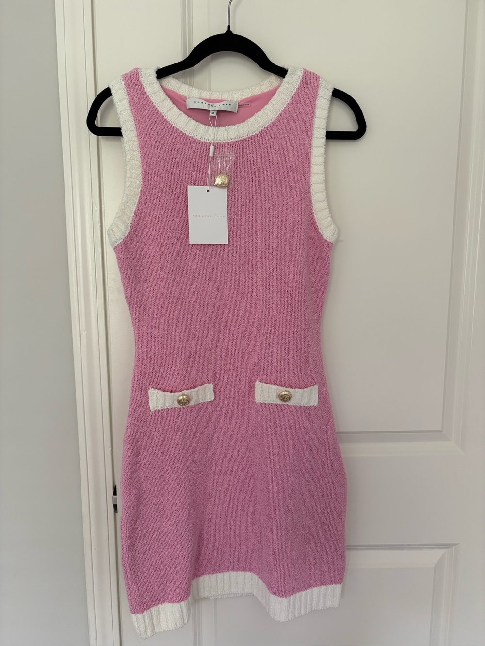 Endless Rose Women's Sleeveless Tweed Mini Dress